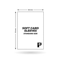 Soft Card Sleeves - Standard Size - 100pc