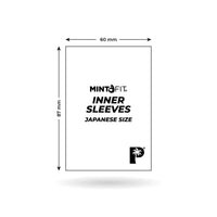 MintFit Inner Sleeves - Japanese Mini Size - 100pc