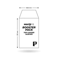 MintFit Booster Pack Card Loader Sleeves - 50pc