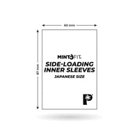 MintFit Side-Loading Inner Sleeves - Japanese Mini Size - 100pc