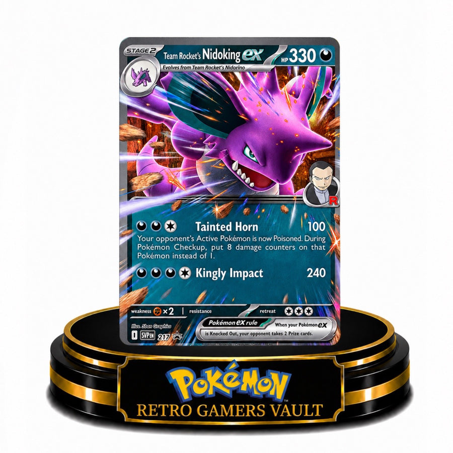 Team Rocket's Nidoking ex 217 Single Card Mint