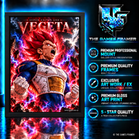 Dragon Ball Vegeta Straight Mount Premium Quality Frame