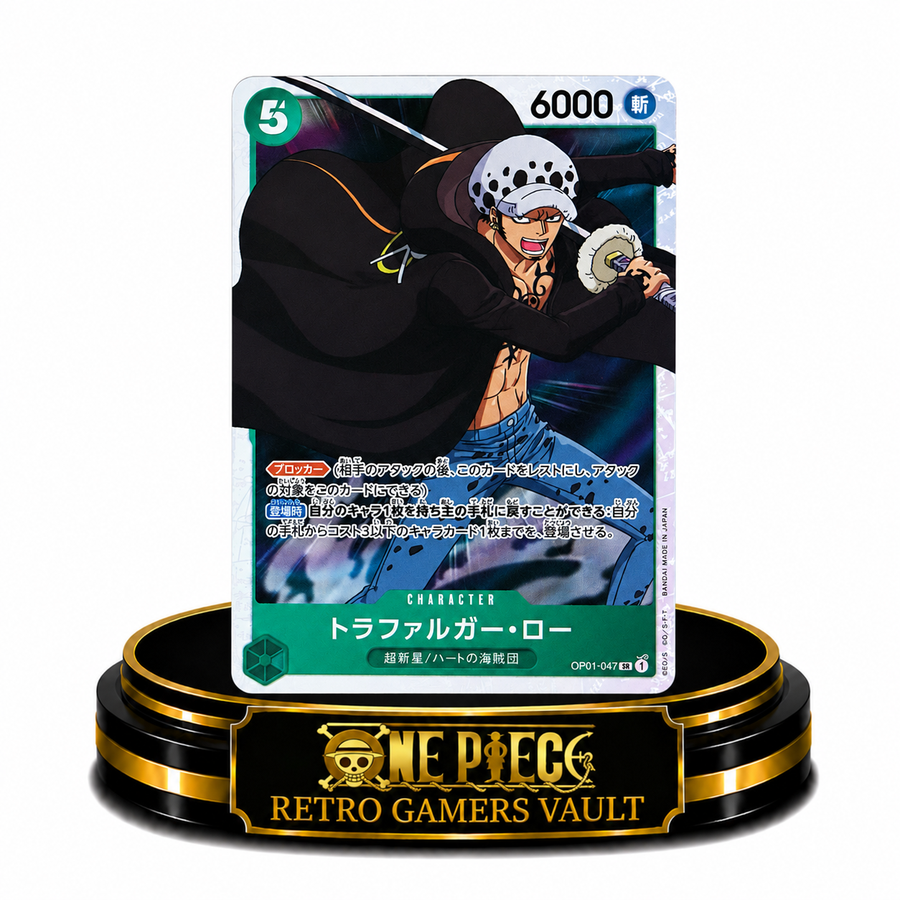 Trafalgar Law OP01-047 Sr Single Mint Card