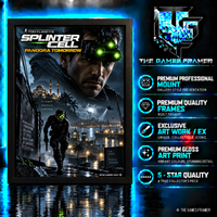 Splinter Cell Pandora Tomorrow  Mount Premium Quality Flat Frame