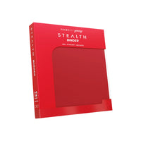 Stealth 12 Pocket Zip Binder - Red