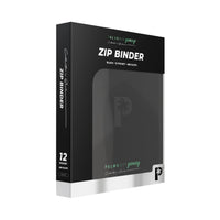 Collector's Series 12 Pocket Zip Binder - Black