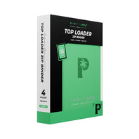 Collector's Series Top Loader Zip Binder - 4 Pocket - Green