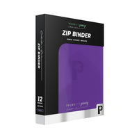 Collector's Series 12 Pocket Zip Binder - Purple