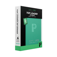 Collector's Series Top Loader Zip Binder - 4 Pocket - Turquoise