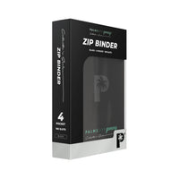 Collector's Series 4 Pocket Zip Binder - Black