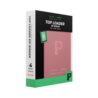 Collector's Series Top Loader Zip Binder - 4 Pocket - Pink