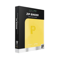 Collector's Series 12 Pocket Zip Binder - Yellow