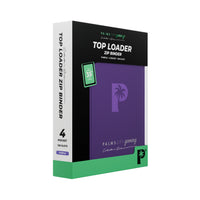 Collector's Series Top Loader Zip Binder - 4 Pocket - Purple