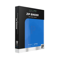 Collector's Series 12 Pocket Zip Binder - Blue