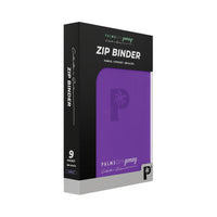 Collector's Series 9 Pocket Zip Binder - Purple