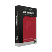 Collector's Series 9 Pocket Zip Binder - Red