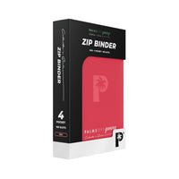 Collector's Series 4 Pocket Zip Binder - Red