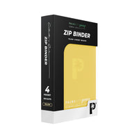 Collector's Series 4 Pocket Zip Binder - Yellow