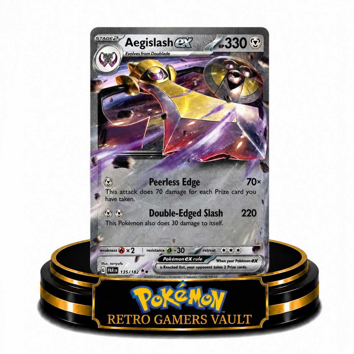 Aegislash ex 135/182 Single Card MInt
