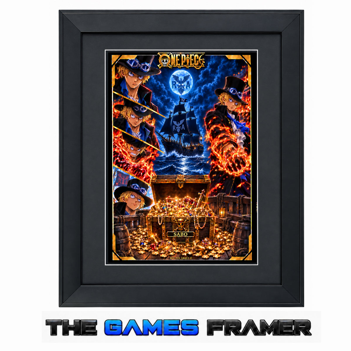 Sabo Pirate of the Sea Framed Exclusive Art Print 2