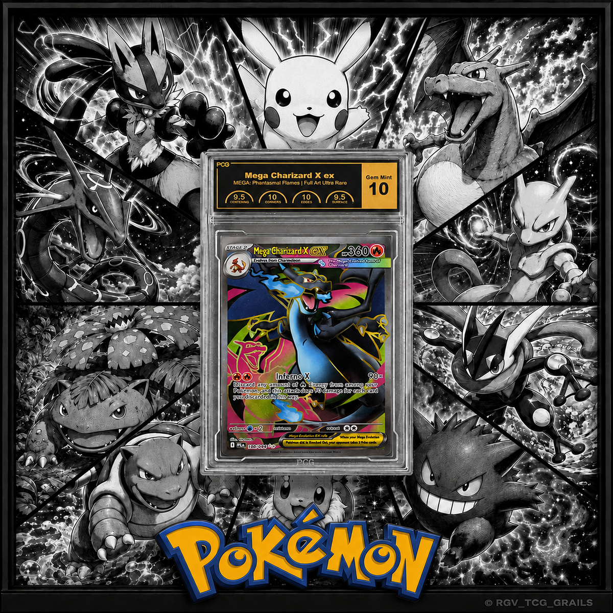 TCG Graded Media Display Frames . One Piece | Dragonball | Pokemon