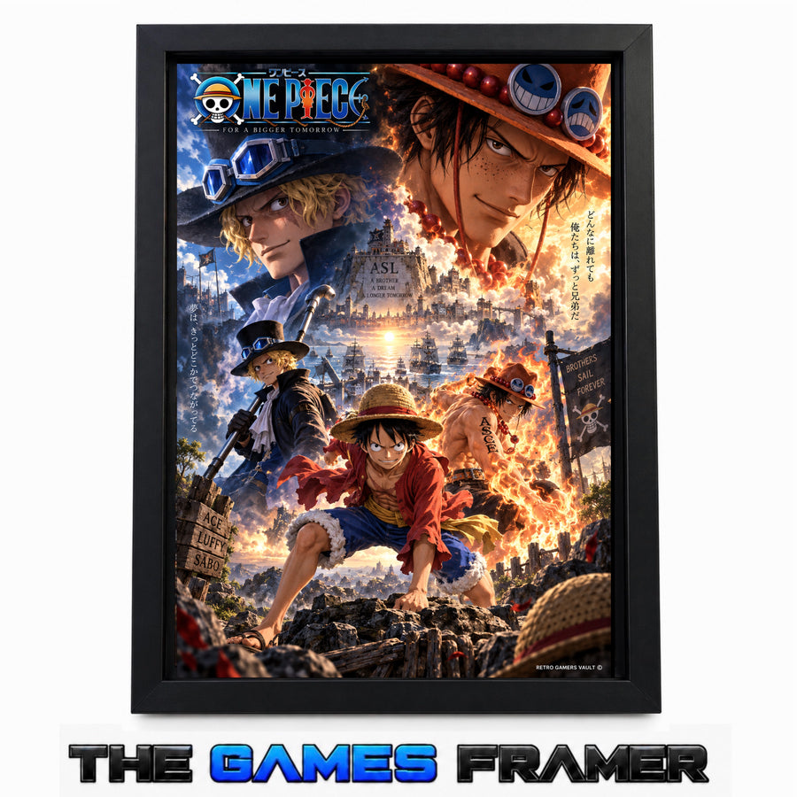 One Piece Three Brothers Straight Mount Premium Quality Frame