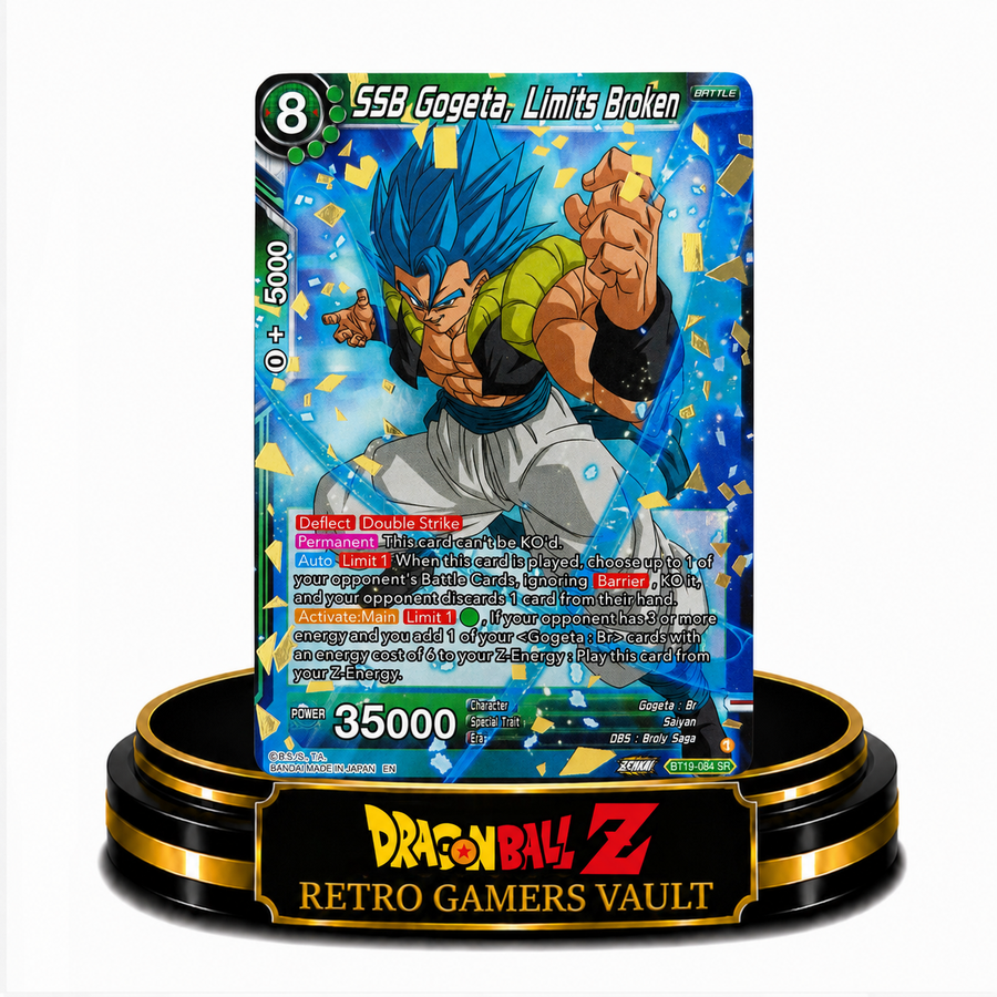 SSB Gogeta, Limits Broken BT19-084 SR Single Car Mint