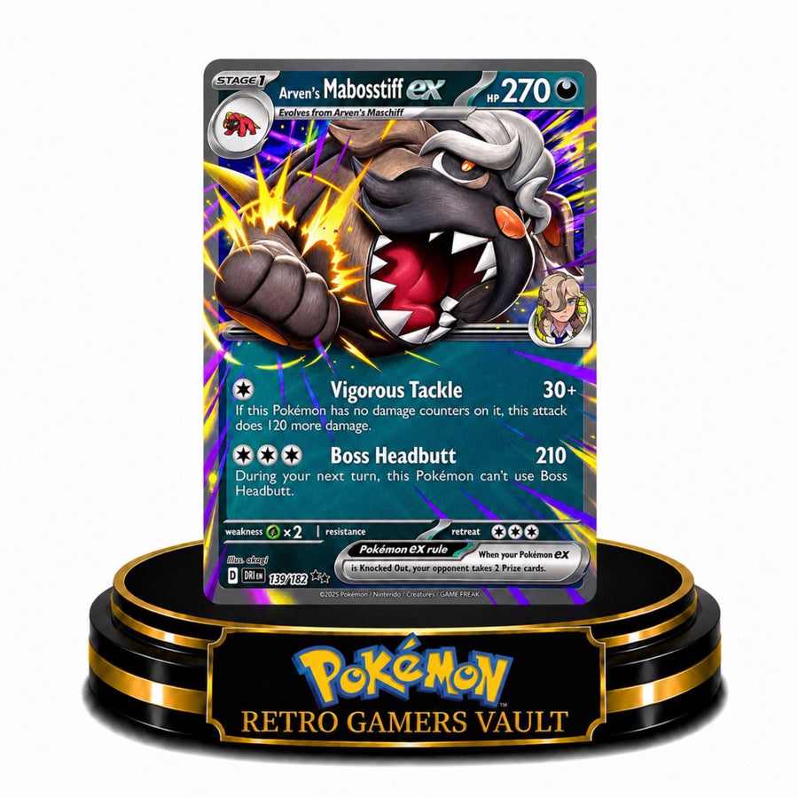 Arven's Mabosstiff ex 139/182 Single Card Mint