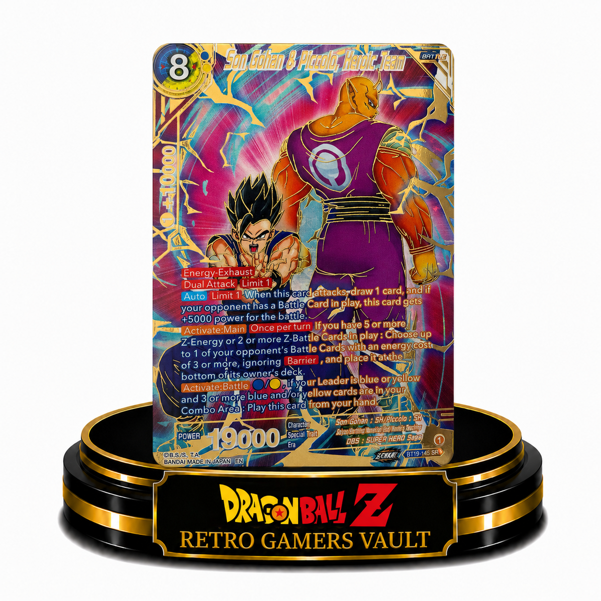 Son Gohan &Piccolo,Heroic Team BT19-145 SPR Single Card Mint