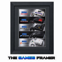 SEGA Evolution Framed Art Print - 5 Choices Professional Mount