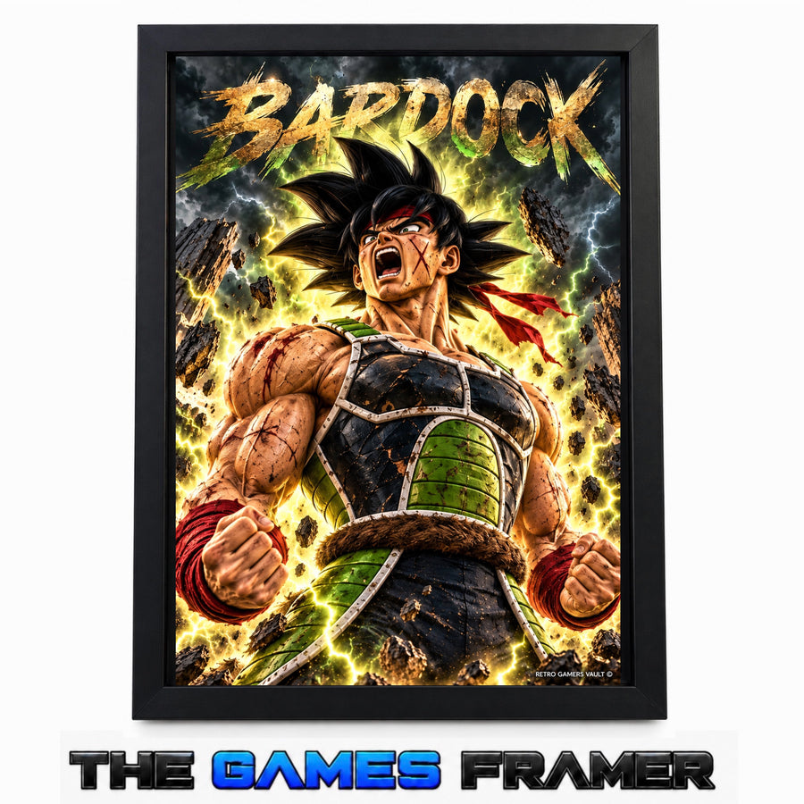 Dragon Ball Bardok Straight Mount Premium Quality Frame