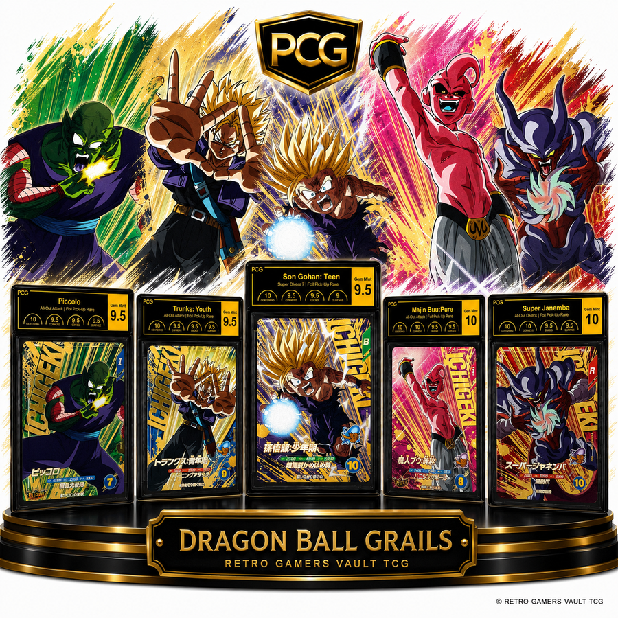 Dragonball Super Divers 5 Card Graded Set