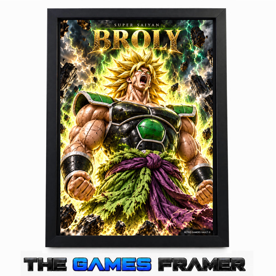 Dragon Ball Broly F2 Straight Mount Premium Quality Frame