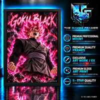 Dragon Ball Super Goku Black Straight Mount Premium Quality Frame