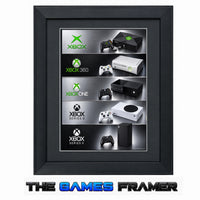 XBOX Evolution Framed Art Print - 5 Choices Professional Mount