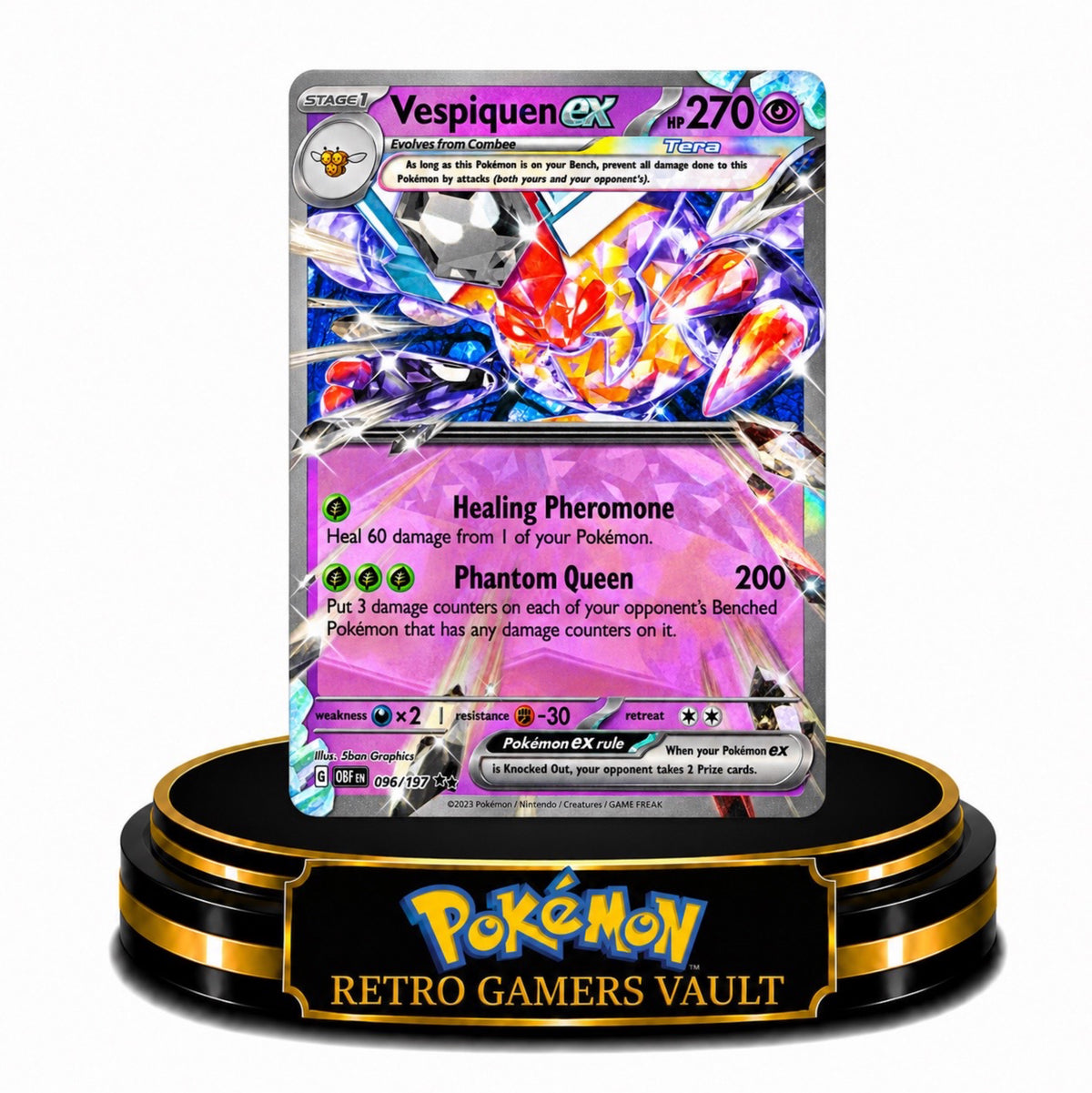 Vespiquan ex 096/197** Single Card Mint