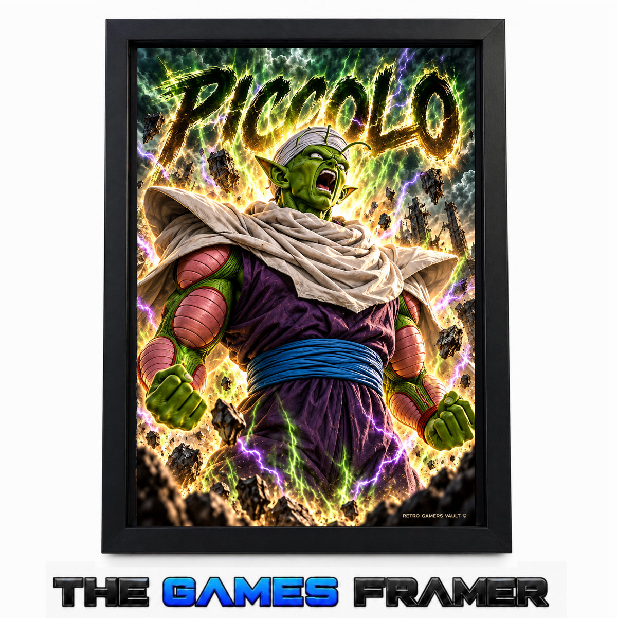 Dragon Ball Piccolo Straight Mount Premium Quality Frame