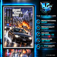 Grand Theft Auto IV Straight Mount Premium Quality Flat Frame