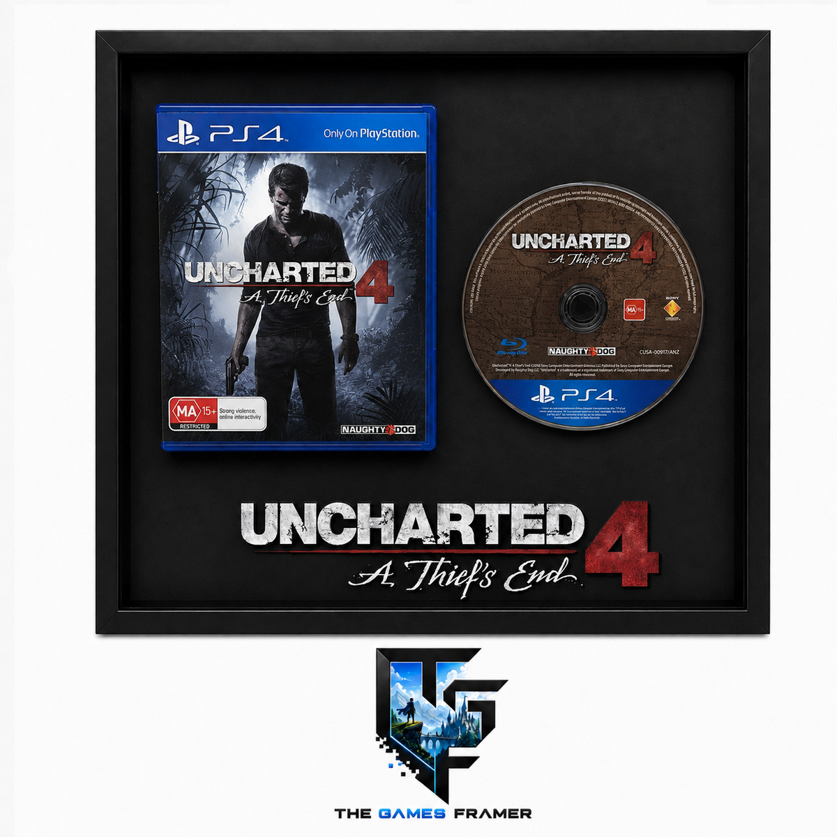 Uncharted 4 A Thiefs End Games Framer Boxed Picture Frame