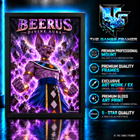 Dragon Ball Beerus Straight Mount Premium Quality Frame