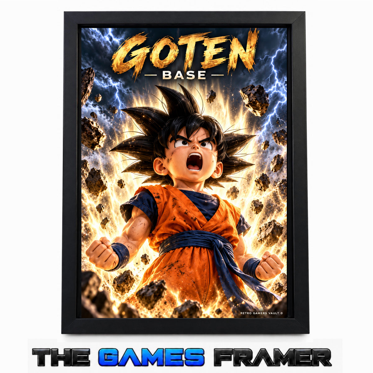 Dragon Ball Goten Straight Mount Premium Quality Frame