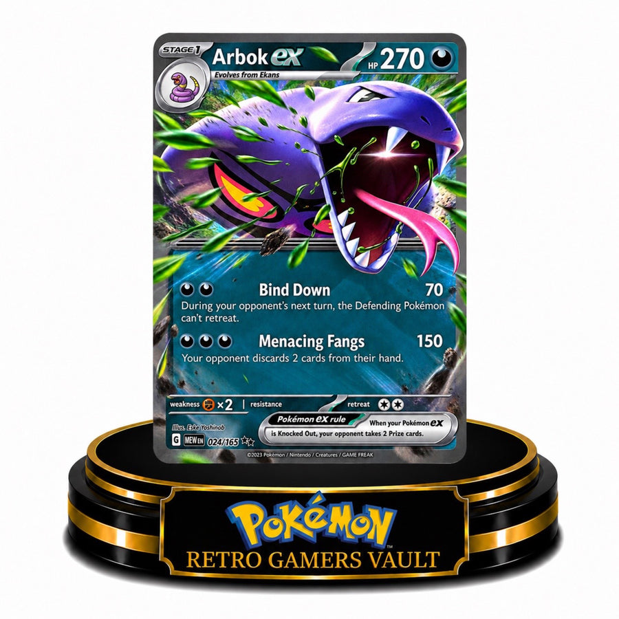 Arbok ex 024/165 Single Card Mint