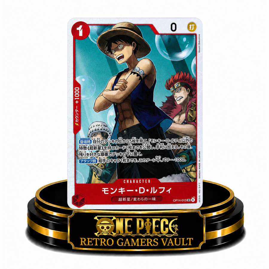 Monkey D Luffy OP14-013 SR Single Mint Card