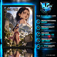 One Piece Nico Robin Straight Mount Premium Quality Frame