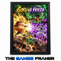 Goku vs Frieza Straight Mount Premium Quality Frame