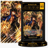One Piece Premium Graded Set  Luffy ST13-03, Ace ST13-02  -Sabo ST13-01 GOLD FOIL