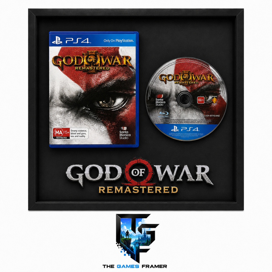 God of War lll Remastered Games Framer Boxed Picture Frame