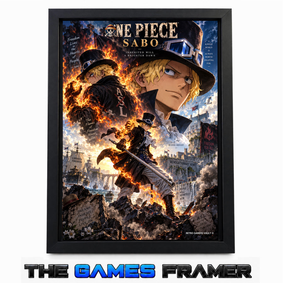 One Piece Sabo Straight Mount Premium Quality Frame