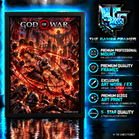 God of War Chains of Chaos Straight Mount Premium Quality Flat Frame