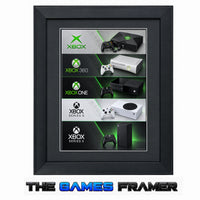 XBOX Evolution Framed Art Print - 5 Choices Professional Mount